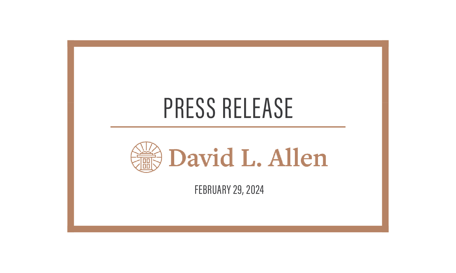 david-allen-press-release-image | Dr. David Allen